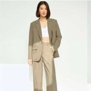 Babaton Agency Blazer Size XS Taupe Beige